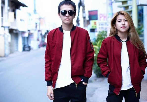 ÁO KHOÁC KAKI BOMBER TRƠN