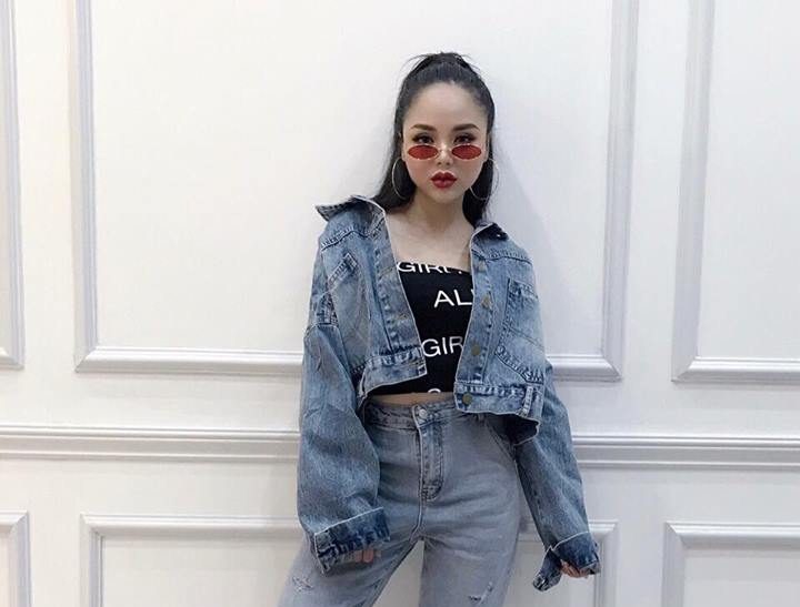 ÁO KHOÁC JEAN NÚT LƯNG