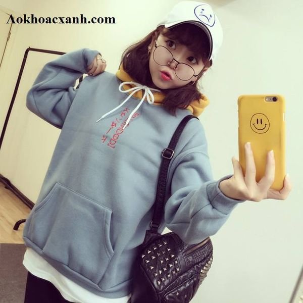 ÁO KHOÁC HOODIE NÓN VÀNG